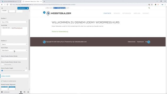 WordPress Header Einstellungen mit dem Astra Theme смотреть онлайн