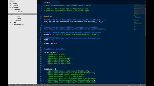 Django for WordPress Developers (012 setting up the basics of django) смотреть онлайн