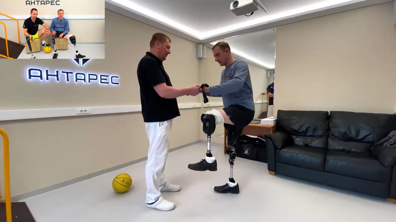 Протез на прокачку! Александр. Часть 3. Учимся ходить! смотреть онлайн