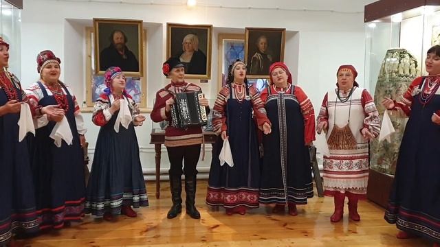 "Калужская тальянка" в Палатах Коробовых на открытии выставки "Связь времён" 21.09.2022г - Калуга смотреть онлайн