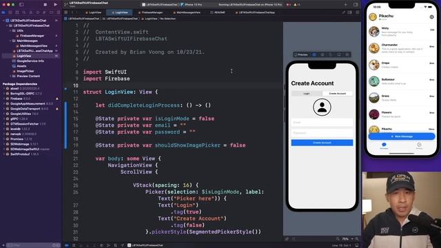 SwiftUI Firebase Chat 07 Sign Out of Firebase смотреть онлайн