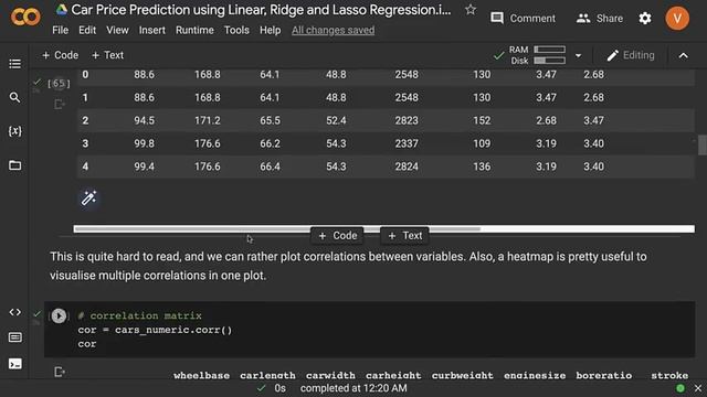 Car Price Prediction Using Linear, Ridge and Lasso Regression | Regularization | ML Project | AI La смотреть онлайн