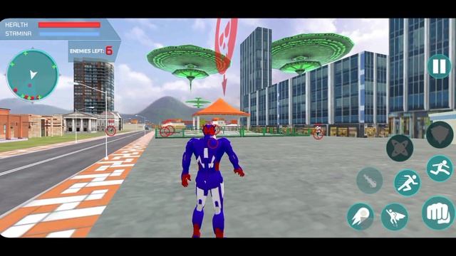 Flying Hero Rescue Robot Games #2 - Android Gameplay смотреть онлайн