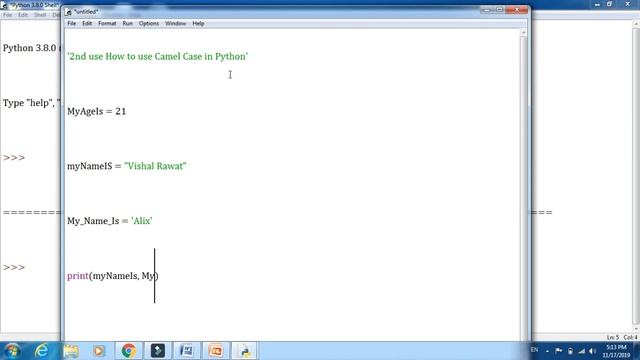 Python 3.8 == Work Shop Part #1 == Theory to Variable смотреть онлайн