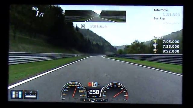 Gran Turismo 5 GT5 AMG Special Event Intermediate Nurburgring Nordschleife Gold Lap 7:00:533 смотреть онлайн