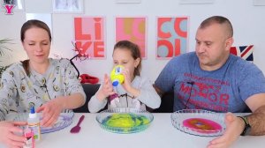 ХВАТАЙ только Два на ТРОИХ Слайм Челлендж | Чао Юля