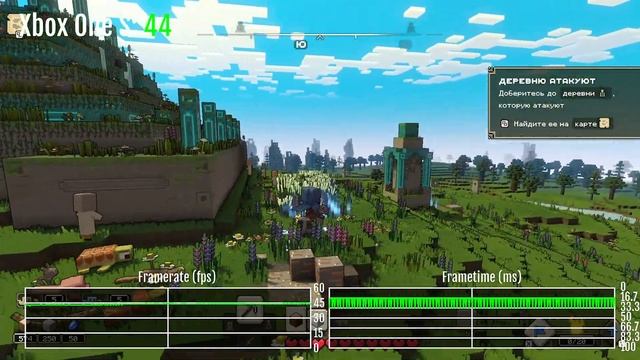 ВСЕ ОЧЕНЬ ПЛОХО? | Minecraft Legends на Xbox One S - Gameplay / Frame-Rate Test смотреть онлайн
