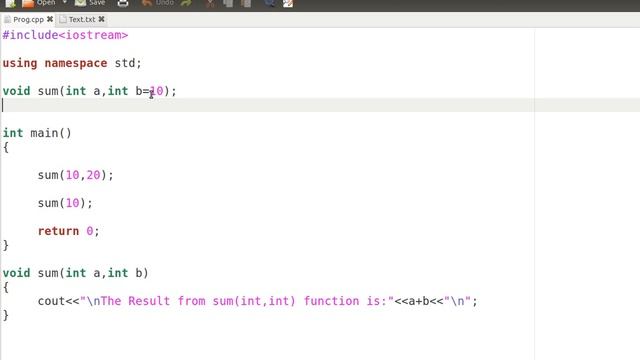 Function Default Argument смотреть онлайн