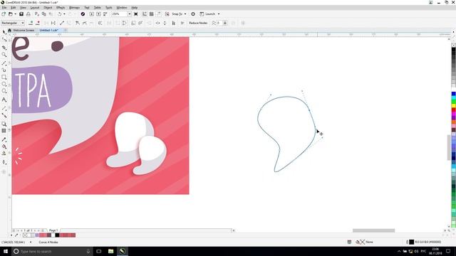 КЛАССНЫЙ ПОСТЕР В COREL DRAW/ ИЛЛЮСТРАЦИЯ