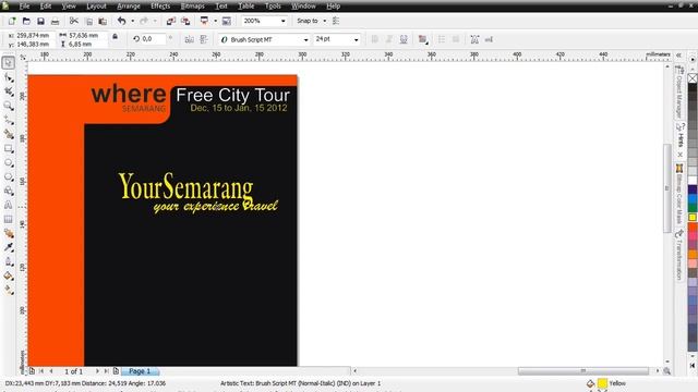 Panduan bagi pemula Cara Membuar Brosur Lipat Tiga CorelDRAW X4 Bag 3 mp4 смотреть онлайн