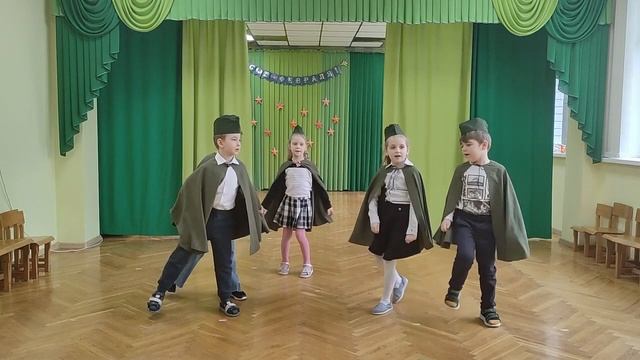 Поздравление с 23 февраля (старшая группа) смотреть онлайн