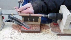 Изготовление ручки из дерева. Wooden pen.