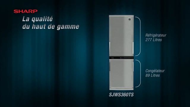 Sharp SJ-WS320TS et SJ-WS360TS: les combinés à portes auto-réversibles смотреть онлайн