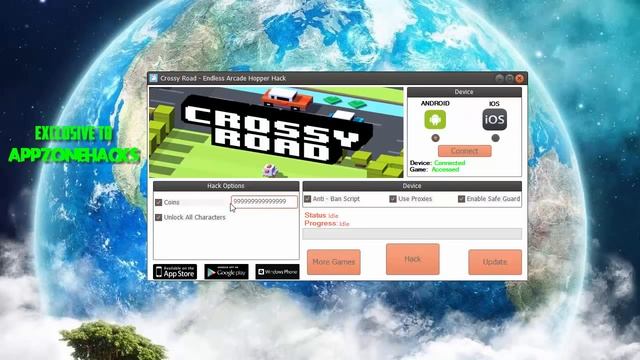 Crossy Road Endless Arcade Hopper Hack - How to get Unlimited Coins and Unlock all Characters Tut смотреть онлайн