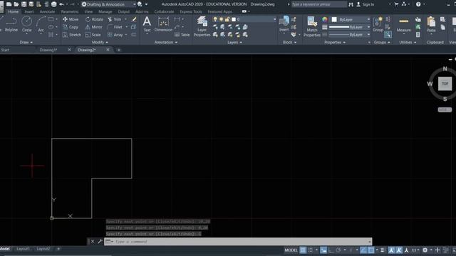 AutoCAD 2020 Basic to Advance Tutorial : Absolute, Relative And Polar Coordinate System in AutoCA смотреть онлайн