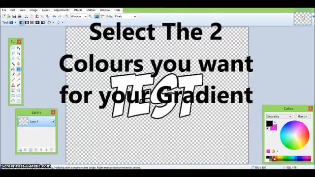 How To Gradient Text In Paint.Net смотреть онлайн