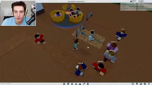 DENIS DAILY ROBLOX! Theme Park Tycoon 2 Building My Own Amusement Park! смотреть онлайн