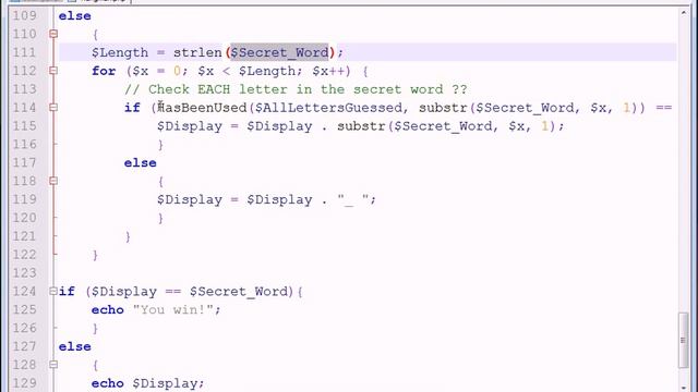 PHP Use the HasBeenFound Function again смотреть онлайн