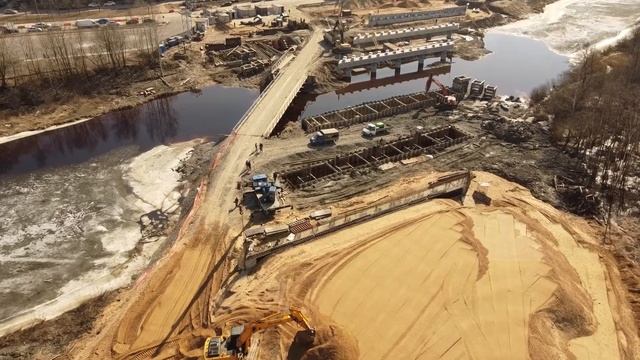 Строительство моста на Шуваловском пр., участок от Камышовой ул. до Планерной ул. Санкт-Петербург смотреть онлайн