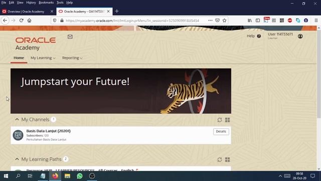 Login Pertama Kali Di Oracle Academy Student Hub смотреть онлайн
