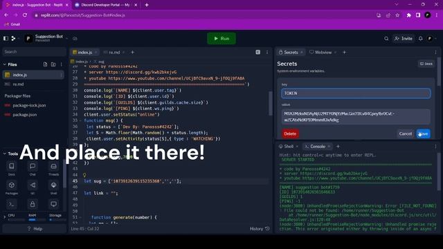 Suggestion Bot | With Buttons | Repl.it Tutorial смотреть онлайн