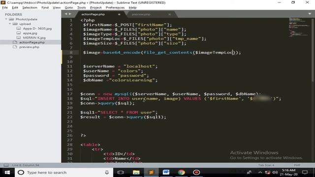 How to save & view an image after uploading in PHP Method 2 of 2 | base64_encode Method смотреть онлайн