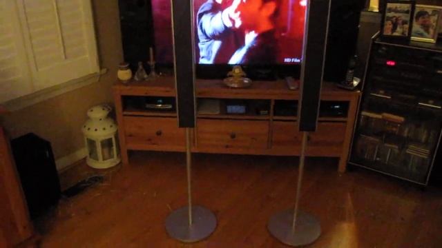 Sony Model SS-TS53 Front Satellite Staging Speakers With Solid Metal Stands Incredible Sound смотреть онлайн