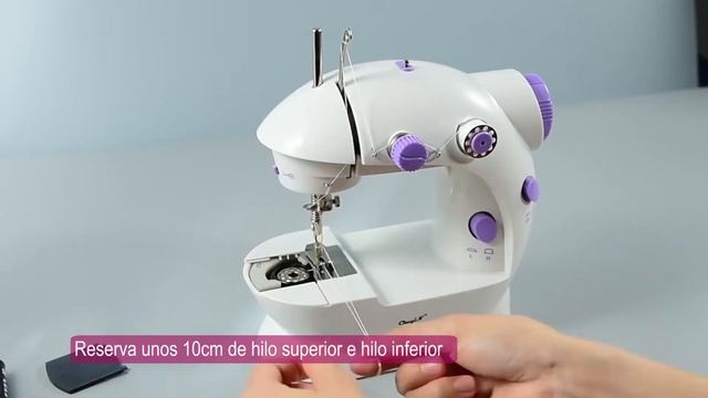Cómo Usar La CkeyiN Mini Máquina De Coser Eléctrica--JD175 смотреть онлайн