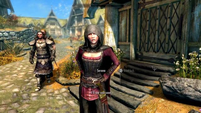 Cured Serana. Skyrim Special Edition смотреть онлайн