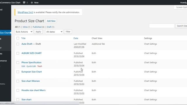 WooCommerce Product Size Chart Plugin - Working & Configuration смотреть онлайн