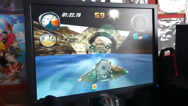 Hydro Thunder (PC, 1999) Gameplay with LCD Monitor смотреть онлайн