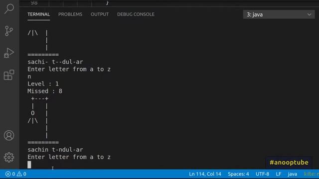 Hangman- Game Development - Last Part | Basics Of Java Programming - 22 | Basics Of Java Malayalam смотреть онлайн