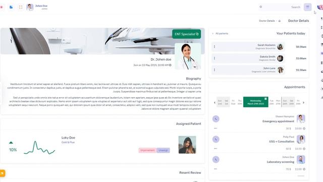 Medical Responsive Admin Dashboard Template with Bootstrap UI Kit – Doclinic смотреть онлайн
