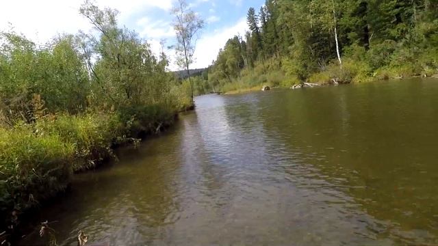 Ностальгия по ЛОВЛЕ Хариуса в ЛЕТНИЙ период/ТАЙГА и СИБИРСКИЕ Речки. смотреть онлайн