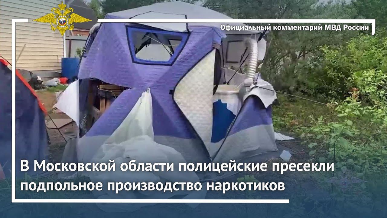 Ирина Волк: В Московской области полицейские пресекли подпольное производство наркотиков смотреть онлайн