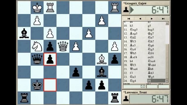 Grzegorz Gajewski vs Lawrence Trent · World Junior Championship 2003 · Ruy lopez смотреть онлайн