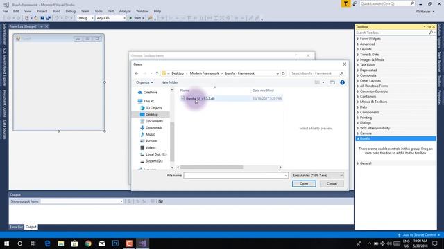 how to add bunifu framework to visual Studio смотреть онлайн