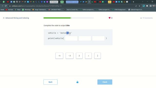 60 Advanced Slicing and Indexing | Introduction to Python | Sololearn смотреть онлайн