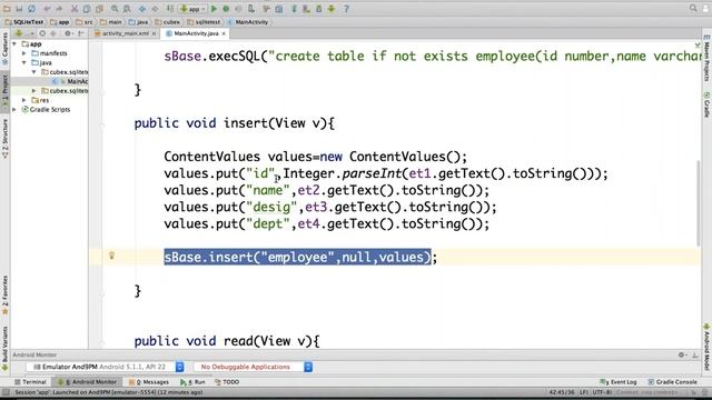 SQLite Database in Android - Part2 смотреть онлайн