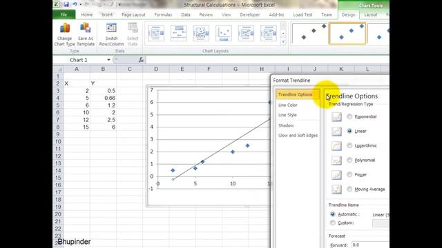 How to curve fit using excel смотреть онлайн