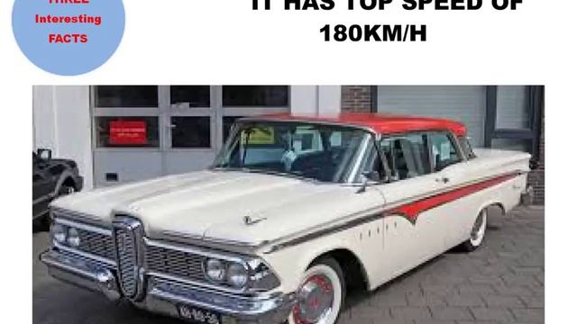 THREE INTERESTING FACTS ABOUT FORD EDSEL смотреть онлайн