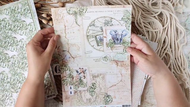 Подбор материалов для Travel-альбома