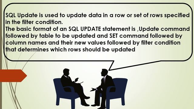 Define SQL Update Statement смотреть онлайн