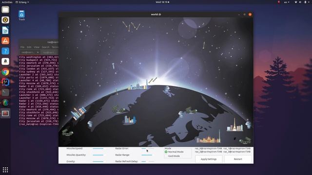 Erlang project- anti missile system simulation смотреть онлайн