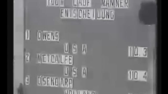 Jesse Owens vs. Usain Bolt смотреть онлайн