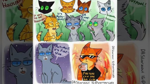 Озвучка комиксов по Котам-воителям /1/