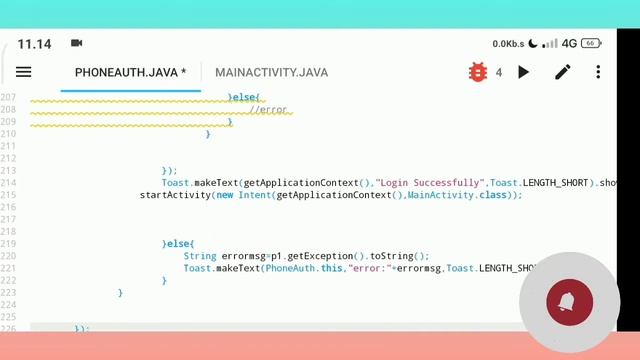 Firebase Phone Auth Part-5 Chat App Aide #aide #appdevelopment #codeassist #java #javaprogramming смотреть онлайн