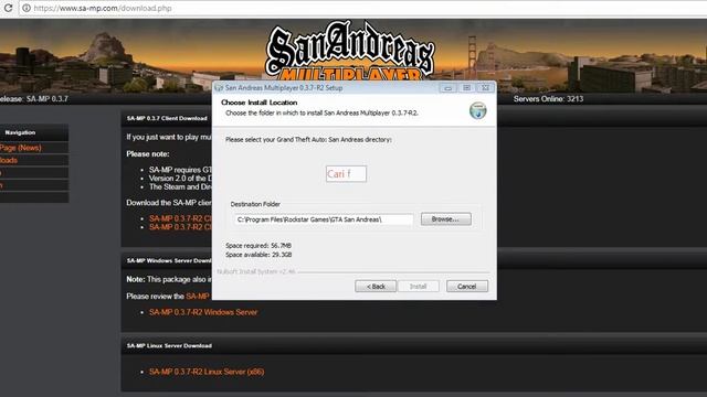 Cara bermain GTA SA Online - SAMP смотреть онлайн