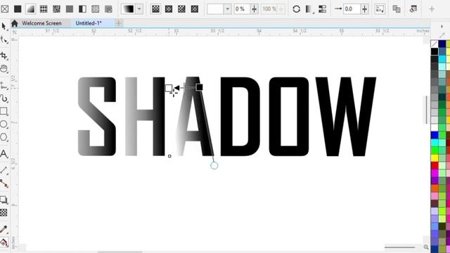 How to create a Gradient logo in Corel draw 2021 ... смотреть онлайн