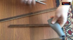 Как закрыть щель между ламинатом и шкафом?